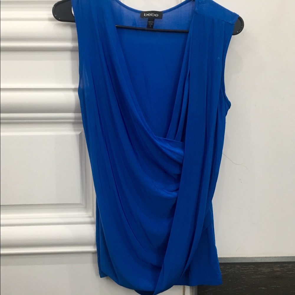 👉Royal blue BEBE Blouse